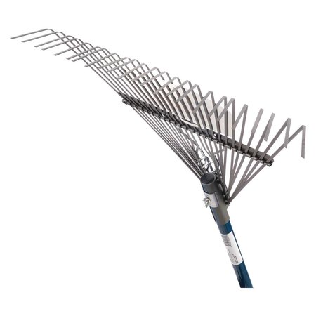 GEMPLERS 24-Tine Spring Brace Lawn/Leaf Rake, Fiberglass Handle GLR-F